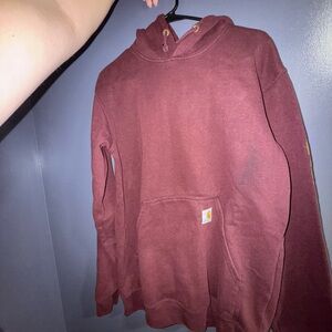 Carhartt Burgundy Loose Fit Sweatshirt